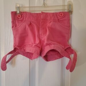 Pink Buttoned Toddler's Shorts Size 5, Joe Fresh